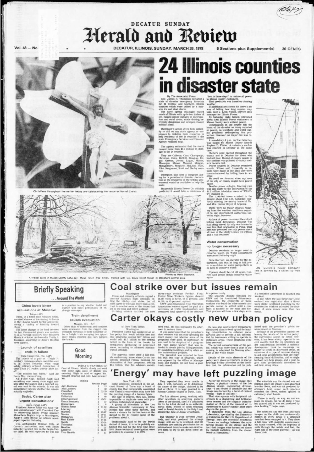 24 Illinois counties in disaster state